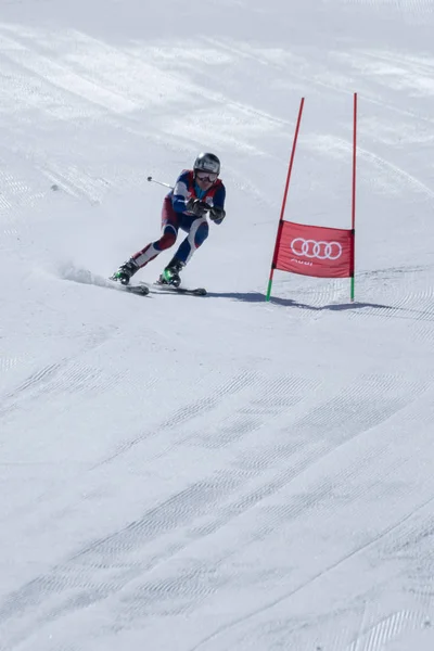 Mario Carvalho durante o Campeonato Nacional de Esqui — Fotografia de Stock