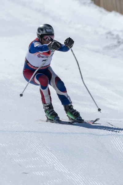 Mario Carvalho durante o Campeonato Nacional de Esqui — Fotografia de Stock