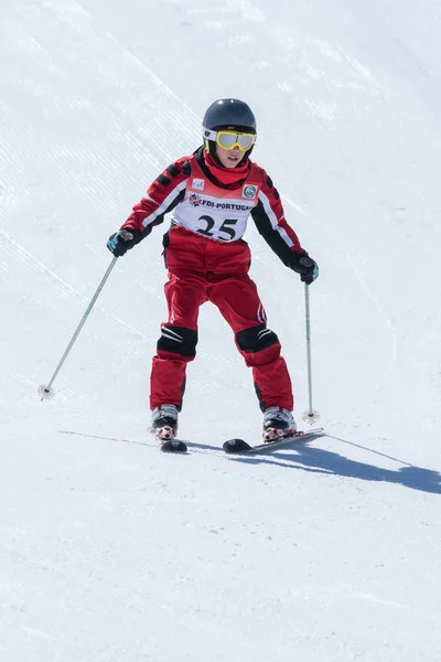 Marcelo Vicente durante el Campeonato Nacional de Esquí —  Fotos de Stock