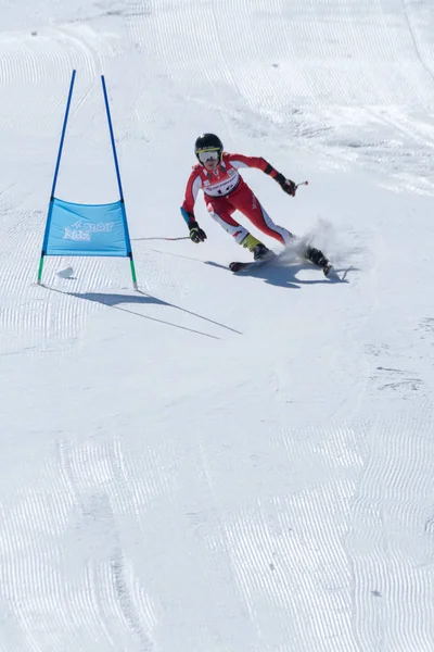Jose Soares durante o Campeonato Nacional de Esqui — Fotografia de Stock