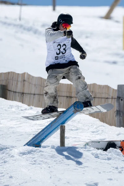 Snowboard Ulusal Şampiyonası sırasında Robinson Weiske