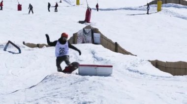 Mateus Morais Snowboard Ulusal Şampiyonası sırasında