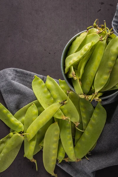 Green Sugar Snap Mazăre — Fotografie, imagine de stoc