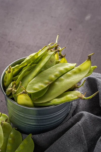 Grønn sukkererter – stockfoto