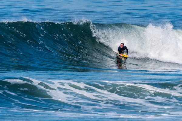 Bodyboarder en acción —  Fotos de Stock