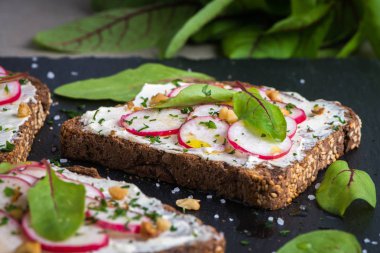 Lezzetli vejetaryen sandviç