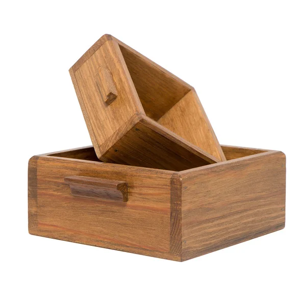 Due piccole scatole di legno — Foto Stock