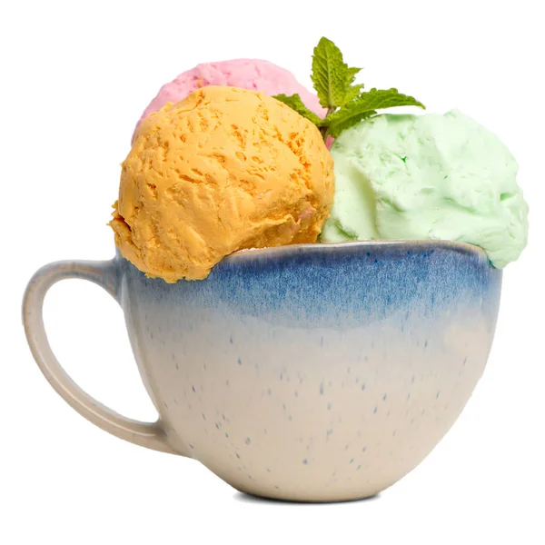 Шарики для мороженого — стоковое фото