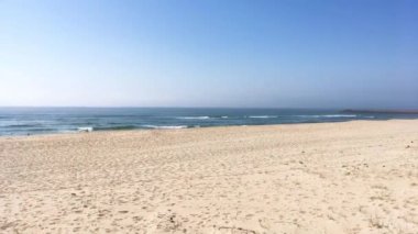 Kum tepeleri ve plaj Esmoriz, Ovar - Portekiz otelleri