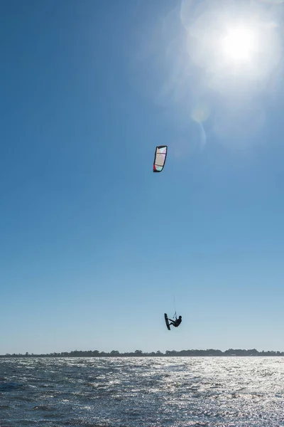 Kite Surfer surfować — Zdjęcie stockowe