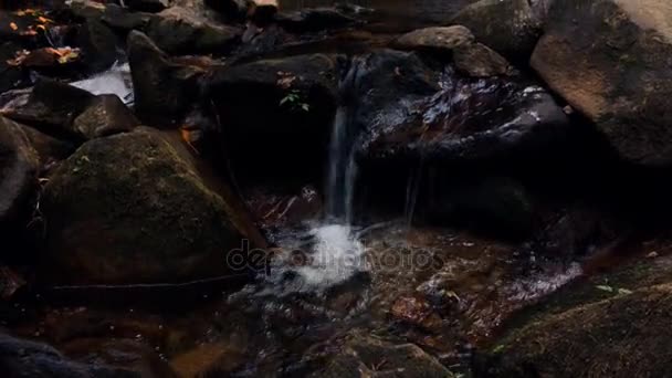 Vackra vattenfall i Cabreia Portugal — Stockvideo