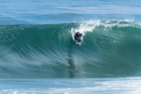 Bodyboarder em ação — Fotografia de Stock