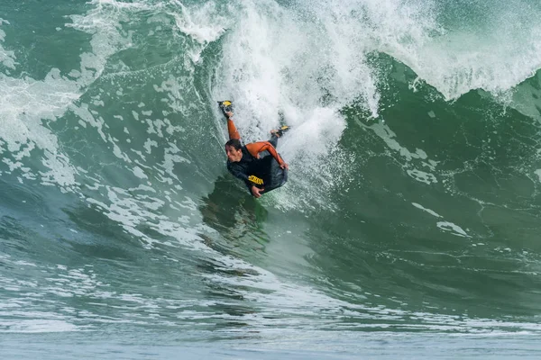 Bodyboarder v akci — Stock fotografie