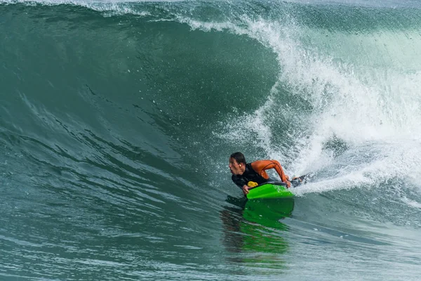 Bodyboarder in action — Stock Photo, Image