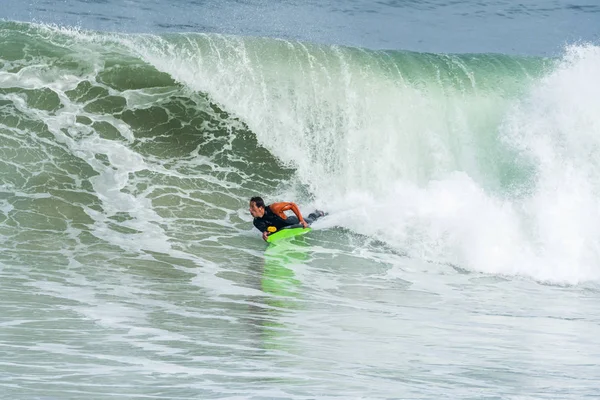 Bodyboarder en action — Photo