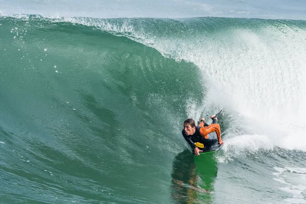 Bodyboarder em ação — Fotografia de Stock