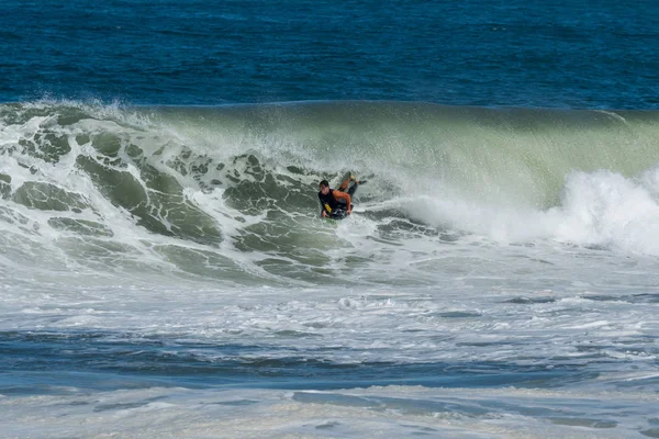 Bodyboarder w akcji — Zdjęcie stockowe