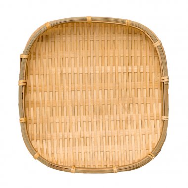 Wicker Basket Isolated clipart