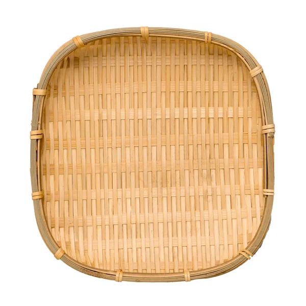 Wicker Basket Isolated — Stock Photo, Image