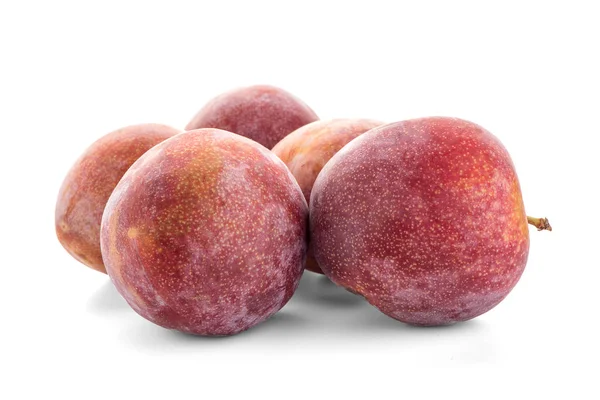 Red ripe plums — Stock Photo, Image