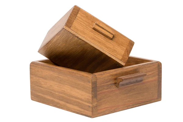 Pequenas caixas de madeira — Fotografia de Stock