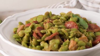 haşlanmış geniş fasulye