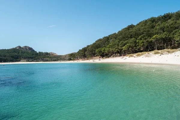 Playa de Rodas на островах Cies Іспанії — стокове фото