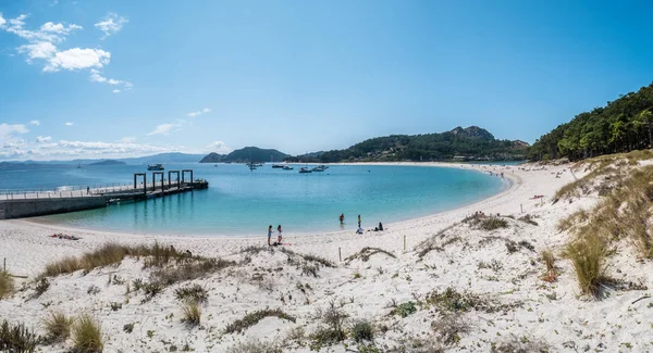 Playa de Rodas nas Ilhas Cies de Espanha — Fotografia de Stock