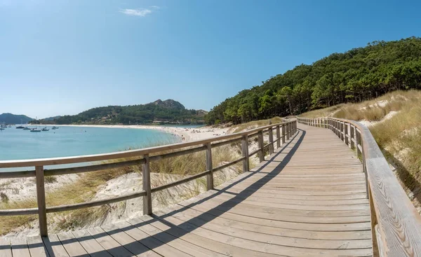 Playa de Rodas na ostrovech Cies Španělska — Stock fotografie