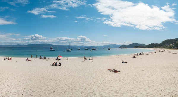 Playa de Rodas nas Ilhas Cies de Espanha — Fotografia de Stock