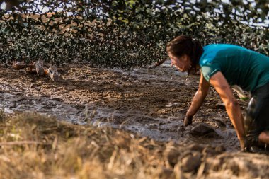 Çamur tarama sporcular