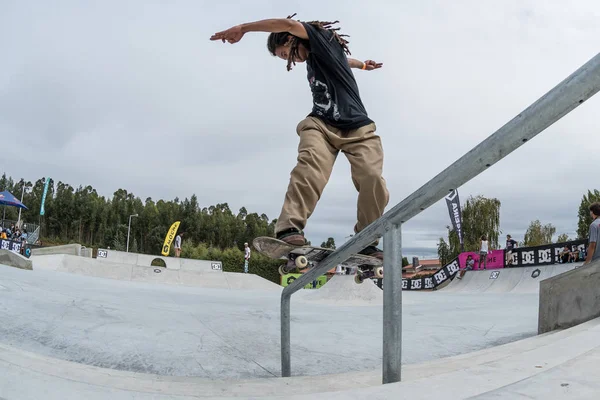 Matheus Freitas durante o 4th Stage DC Skate Challenge — Fotografia de Stock