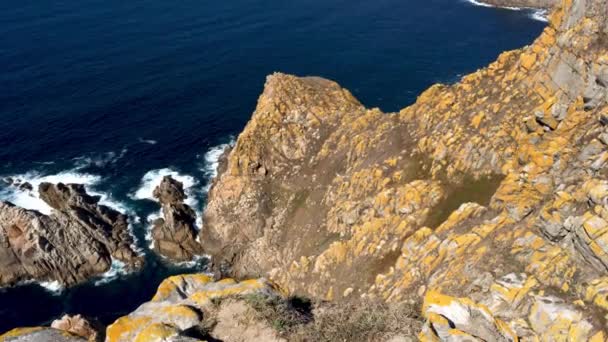 Mar en las islas Cies — Vídeo de stock