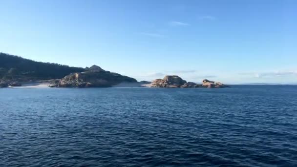 Deniz kıyısı CIES Adaları — Stok video