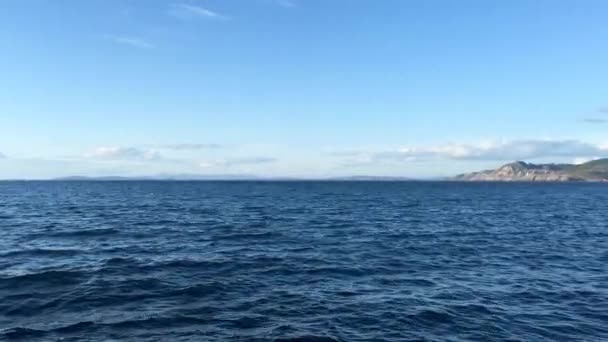 Bord de mer aux îles Cies — Video