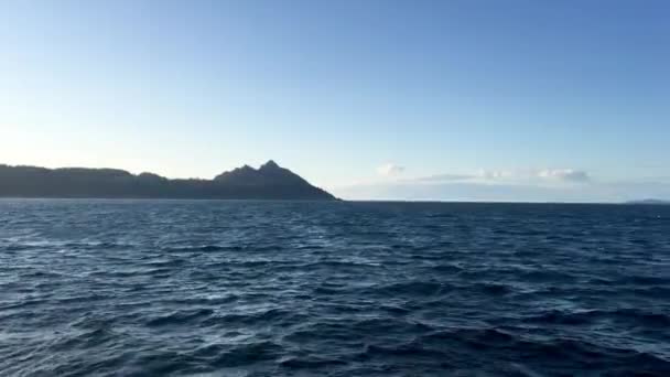 Mar en las islas Cies — Vídeo de stock