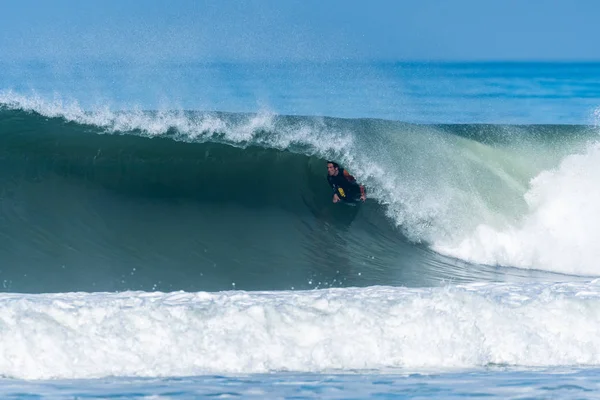 Bodyboarder em ação — Fotografia de Stock