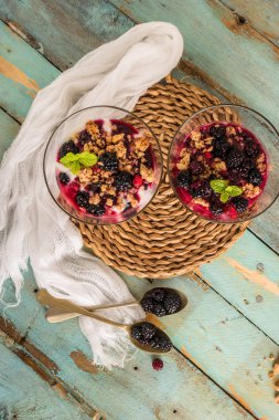 Yoğurt çöl Üstten Görünüm