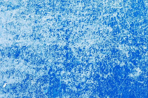 Textura de pintura agrietada azul vieja sobre plástico — Foto de Stock