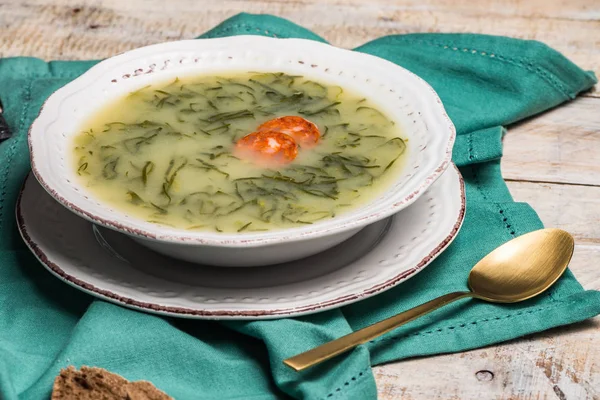 Caldo verde soup — Stok fotoğraf