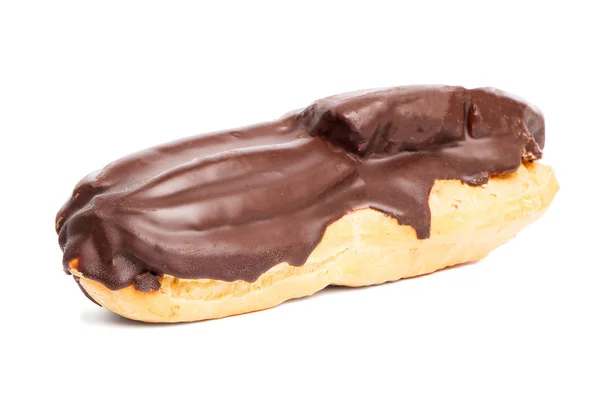 Chocolade éclair gebak — Stockfoto