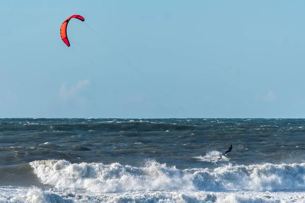 Vliegersurfer — Stockfoto