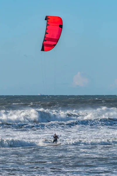 Vliegersurfer — Stockfoto