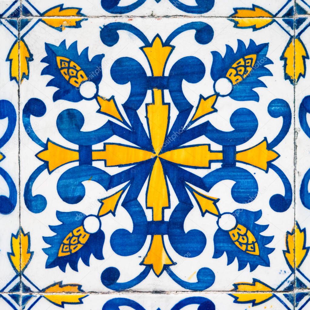 Old ceramic tiles