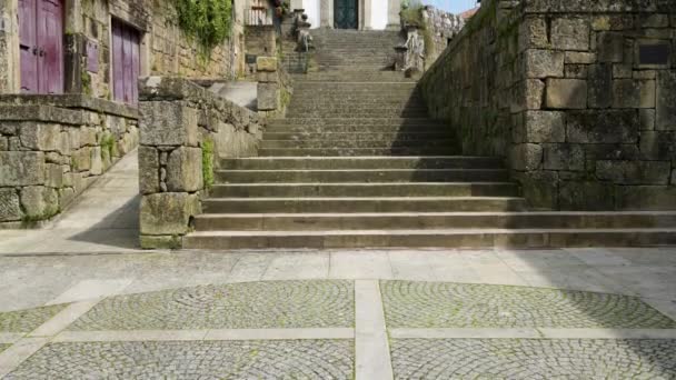 Pereira Kapelle Historischen Zentrum Von Ponte Lima Portugal — Stockvideo