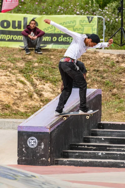 Guilherme Durand tijdens de 1ste fase Dc Skate Challenge — Stockfoto