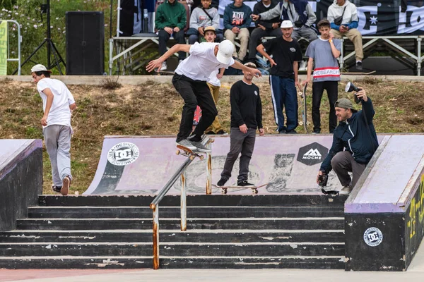 Bruno senra während der 1. Etappe dc skate challenge — Stockfoto