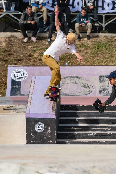 Cesar Afonso during the 1st Stage DC Skate Challenge — Stock Photo, Image