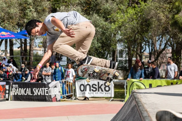 Diogo Carmona during the 1st Stage DC Skate Challenge — Stock Photo, Image