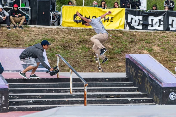 Diogo Carmona during the 1st Stage DC Skate Challenge — Stock Photo, Image